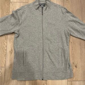 DKNY Gray Zip-Up Hoodie